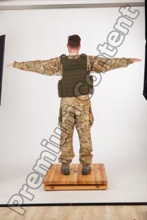 Soldier in American Army Military Uniform 0048